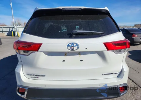 2019 Toyota Highlander Limited z USA, uszkodzony, nr VIN 5TDDZRFH5KS724811
